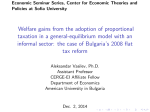 Welfare gains from the adoption of proportional taxation in a general