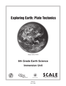 Exploring Earth: Plate Tectonics