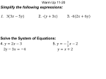 Simplify the following expressions: 1. 3(3     − 5    ) 2. -(     + 3    ) 3.
