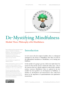 De-Mystifying Mindfulness - The Center for Imaging Science