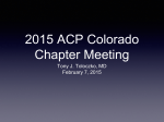 2015 ACP Colorado Chapter Meeting