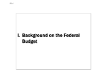 I. Background on the Federal Budget