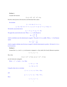 Problem 1. Consider the function f(x, y)=3y2 - 2y3