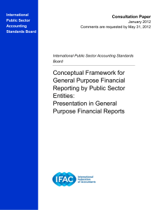 Conceptual Framework for General Purpose Financial