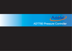 Additel 780 pressure controller User Manual