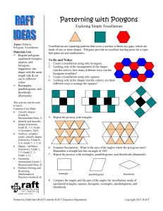 Patterning with Polygons