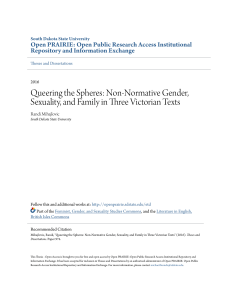 Queering the Spheres: Non-Normative Gender