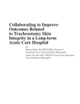 Improving Tracheostomy Skin Integrity In Long Term Care