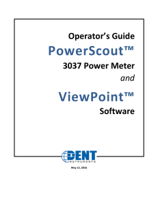 PowerScout 3037 Manual PDF