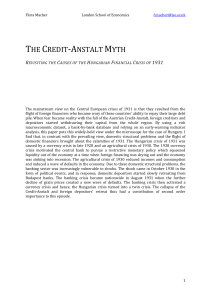 the credit-anstalt myth