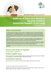 rapid risk assessment - ECDC