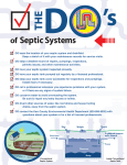 DO`s and DON`Ts of Septic Systems