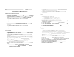 Chemistry of Living Things revised