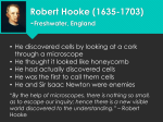 Robert Hooke (1635-1703)