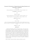 Numerical Calculation of Magnetobremsstrahlung Emission and