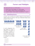 11 Factors and Multiples - e