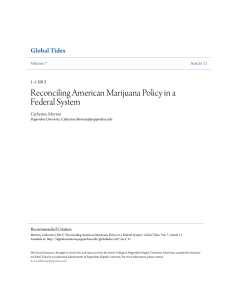 Reconciling American Marijuana Policy in a Federal System