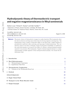 Hydrodynamic theory of thermoelectric transport
