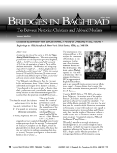 18-19 Baghdad - Mission Frontiers