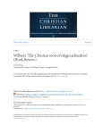 Wilken`s "The Christian roots of religious freedom" (Book Review)
