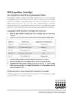 NTA Superflow Cartridge Product Sheet