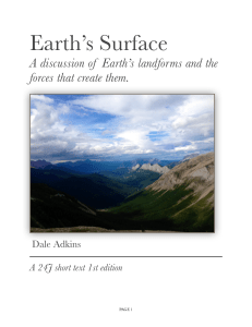 studying earths surface R2