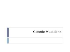 Genetic Mutations