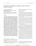 The Effect of an Individual`s Cytochrome CYP3A4 Activity on