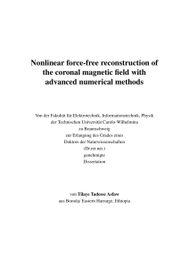 Nonlinear force-free reconstruction of the coronal magnetic field with