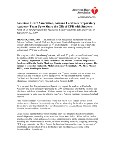 American Heart Association, Arizona Cardinals Preparatory