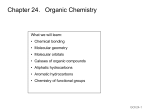 Chapter 24. Organic Chemistry