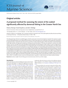 A proposed method for assessing the extent of the seabed