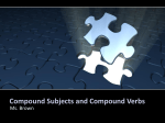Compound Subjects and Compound Verbs