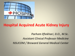 Hospital Acquired Acute Kidney Injury