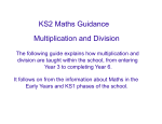 KS2 Maths - Multiplication and Division