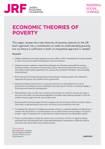 economic theories of poverty