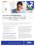 Evaluate Your Credit