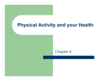 Physical Activity and your Health