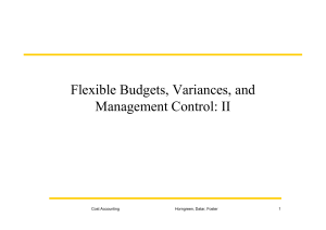 Flexible-budget variance