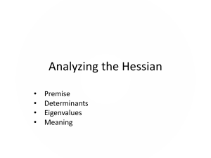 4.10 Applications of Hessians