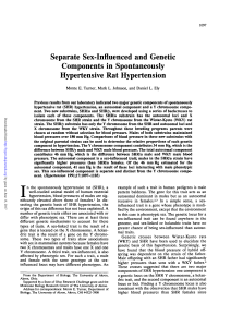 Separate Sex-Influenced and Genetic Components