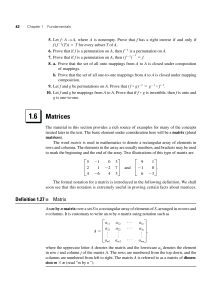 1.6 Matrices