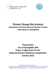 Climate Change Risk Analysis: Assessment of Future Natural