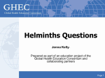 Helminths Questions Dec2012 FINAL