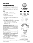 MC14536B - Programmable Timer