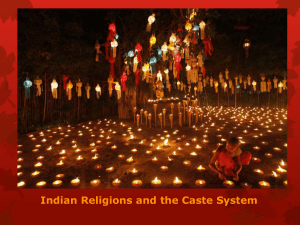 Indian Religions and the Caste System