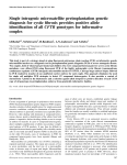 Single intragenic microsatellite preimplantation