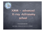 XMM - advanced X-ray Astronomy school - X