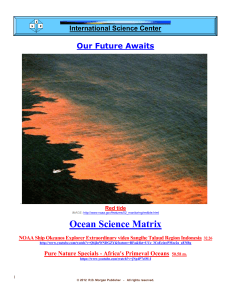 Ocean Science - International Science Center