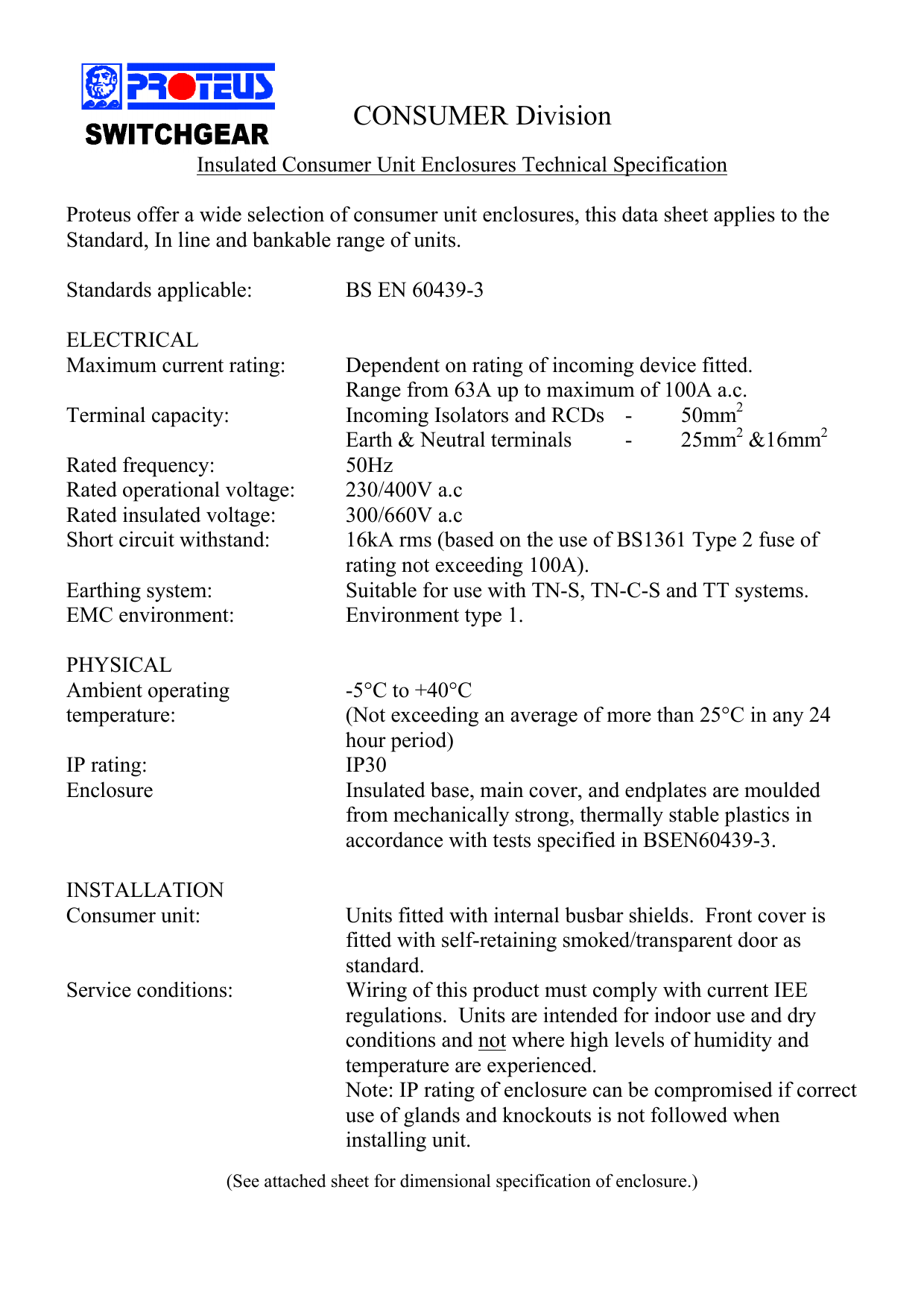 Yx4 To Yx12 Cons Units Techspec